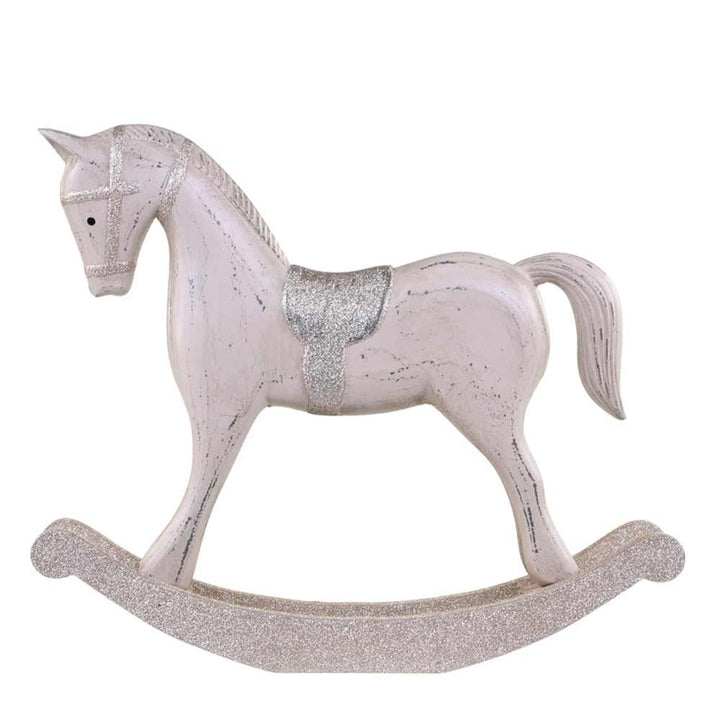 Chic Antique - Schaukelpferd mit Glitzer large