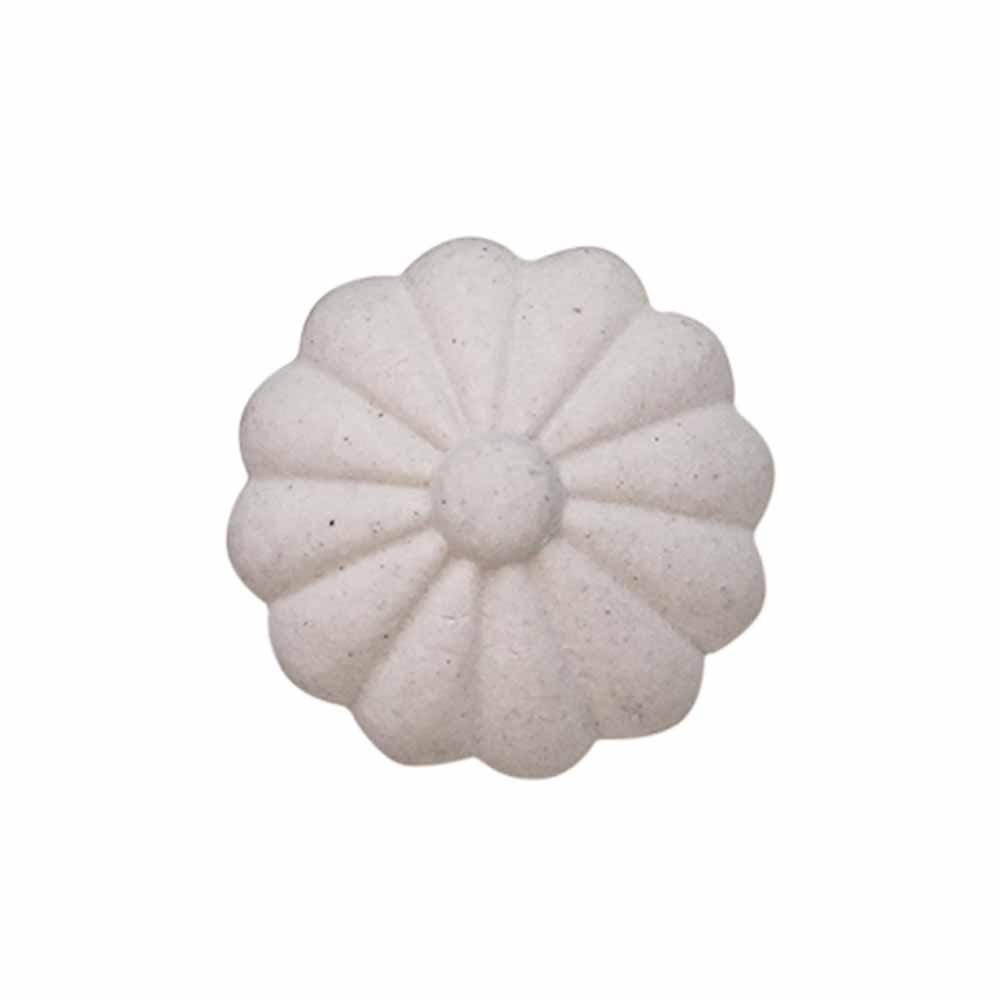 Chic Antique - Türknopf Blume weiß