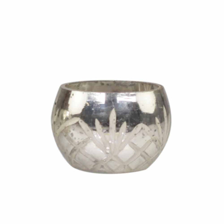 Chic Antique - Teelichthalter mit Karo Schliff