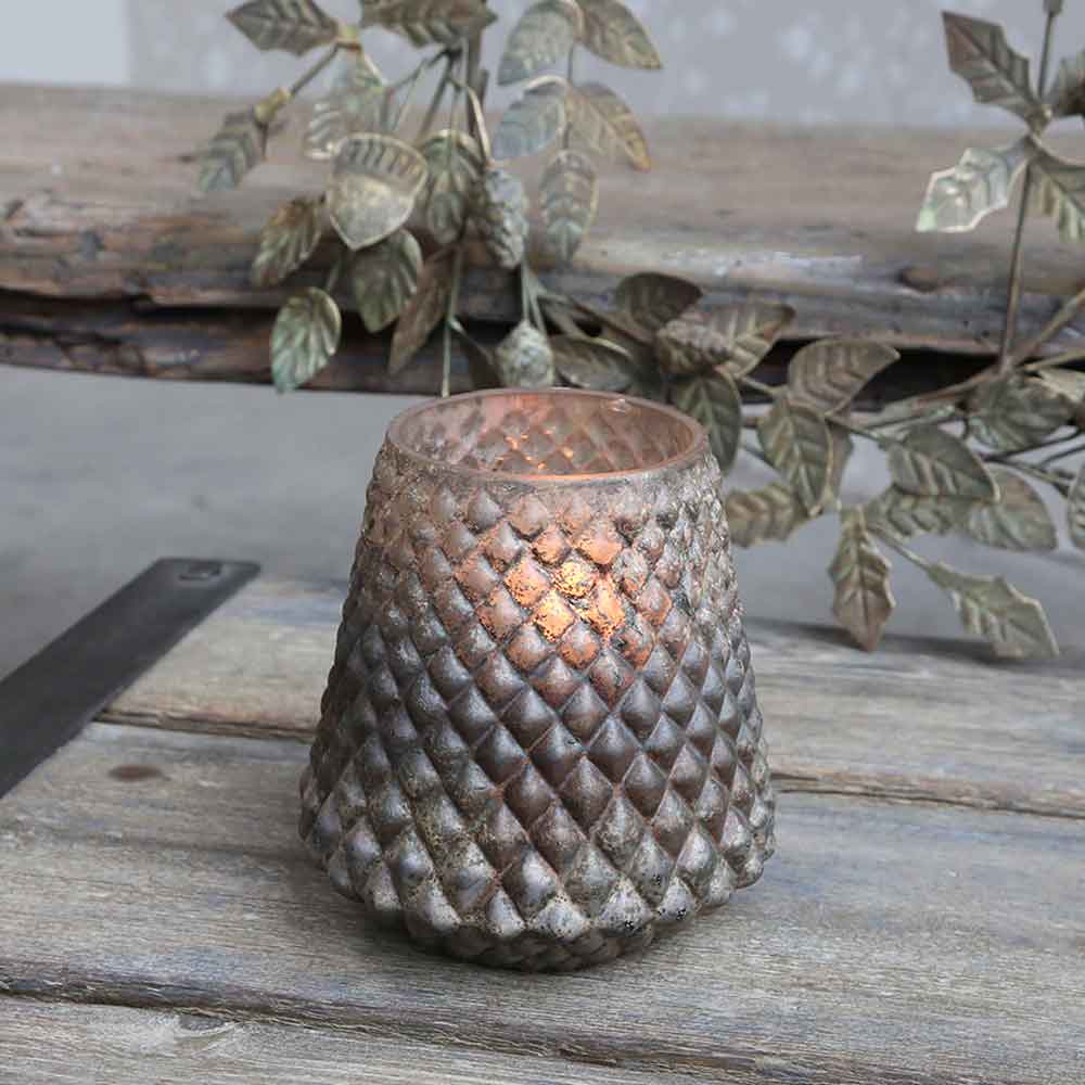 Chic Antique - Windlicht Antique Mokka