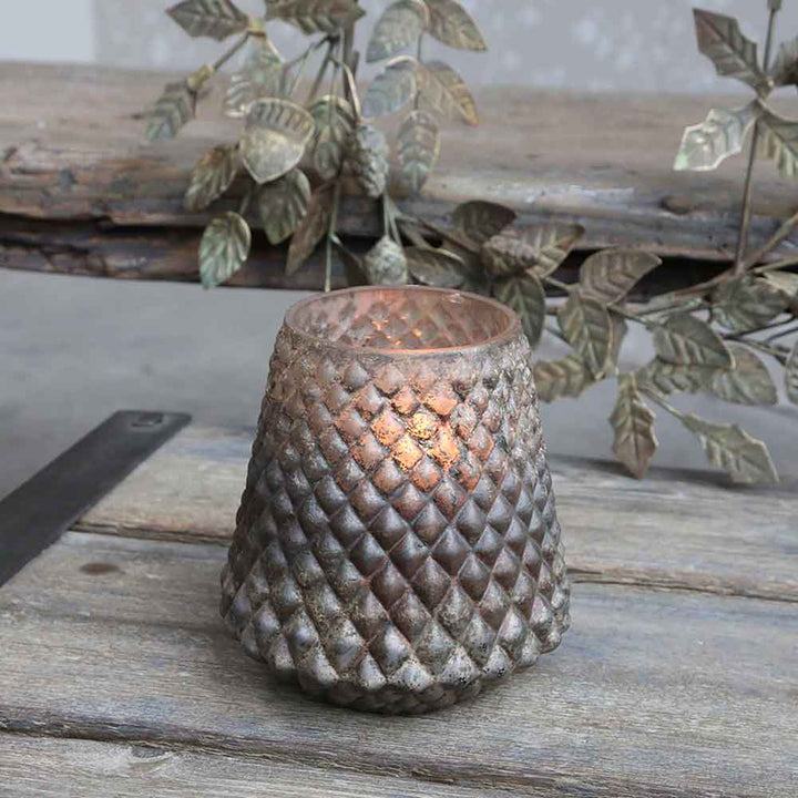 Chic Antique - Windlicht Antique Mokka