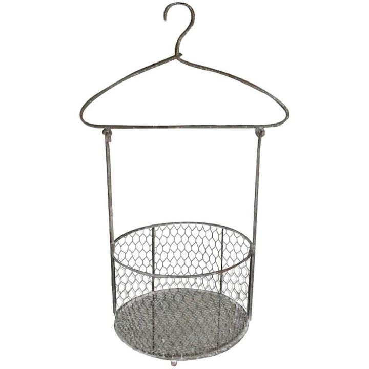Chic Antique - Hängekorb Vintage für Wäscheklammern Fil de Fer