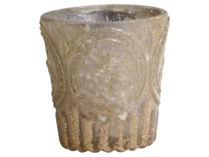Chic Antique - Teelichthalter mit Gold-Glimmer 7,5 cm