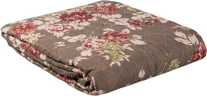 Clayre & Eef - Quilt Flower braun