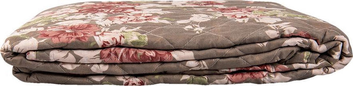 Clayre & Eef - Quilt Flower braun