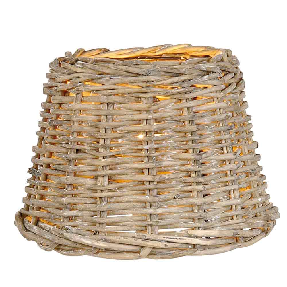 Clayre & Eef - Lampenschirm Rattan 23 cm