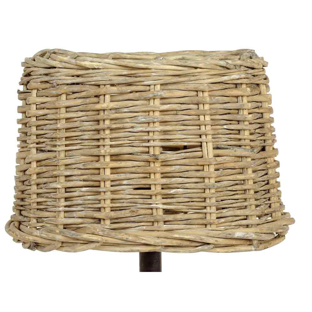Clayre & Eef - Lampenschirm Rattan Natur oval
