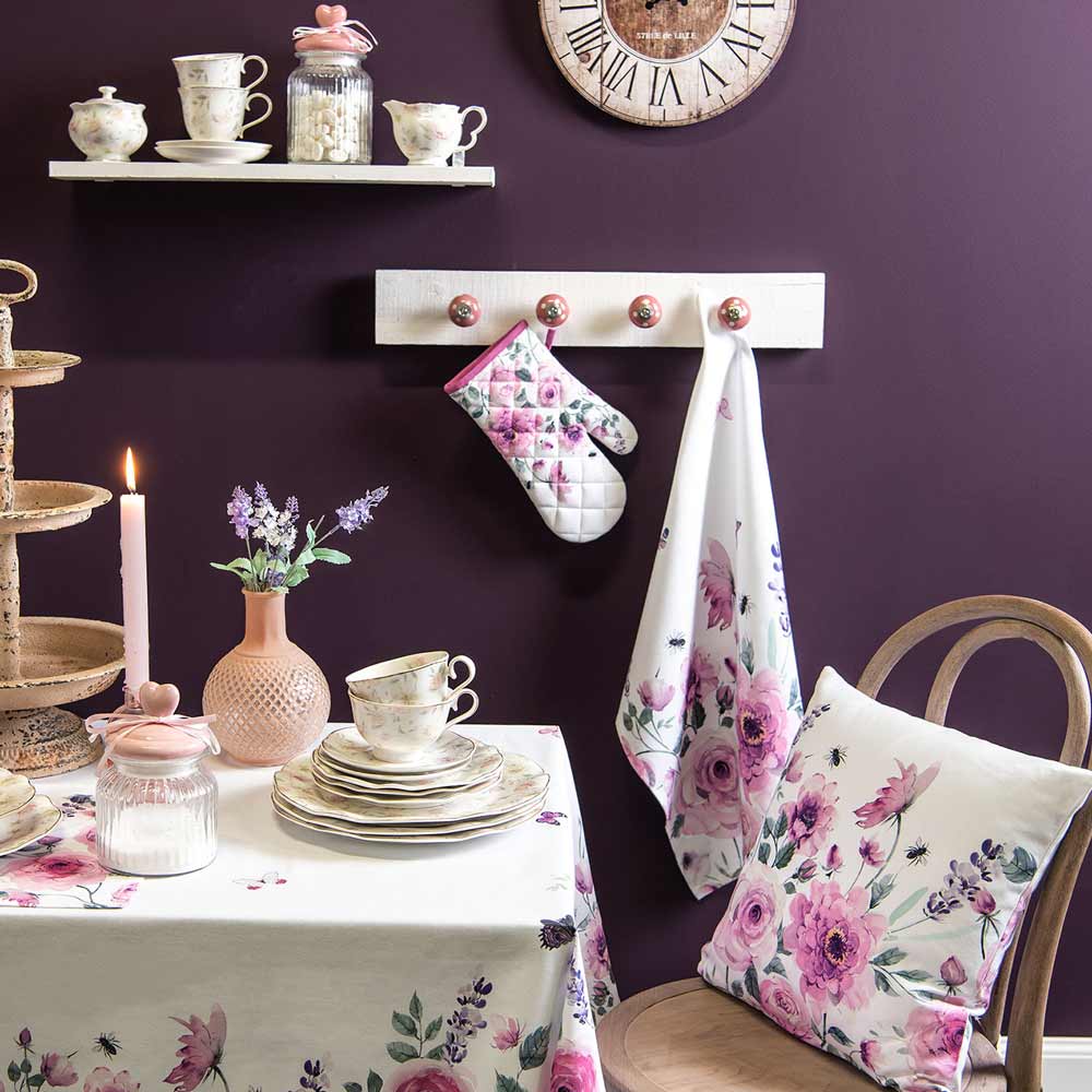 Clayre & Eef - Ofenhandschuh Rose