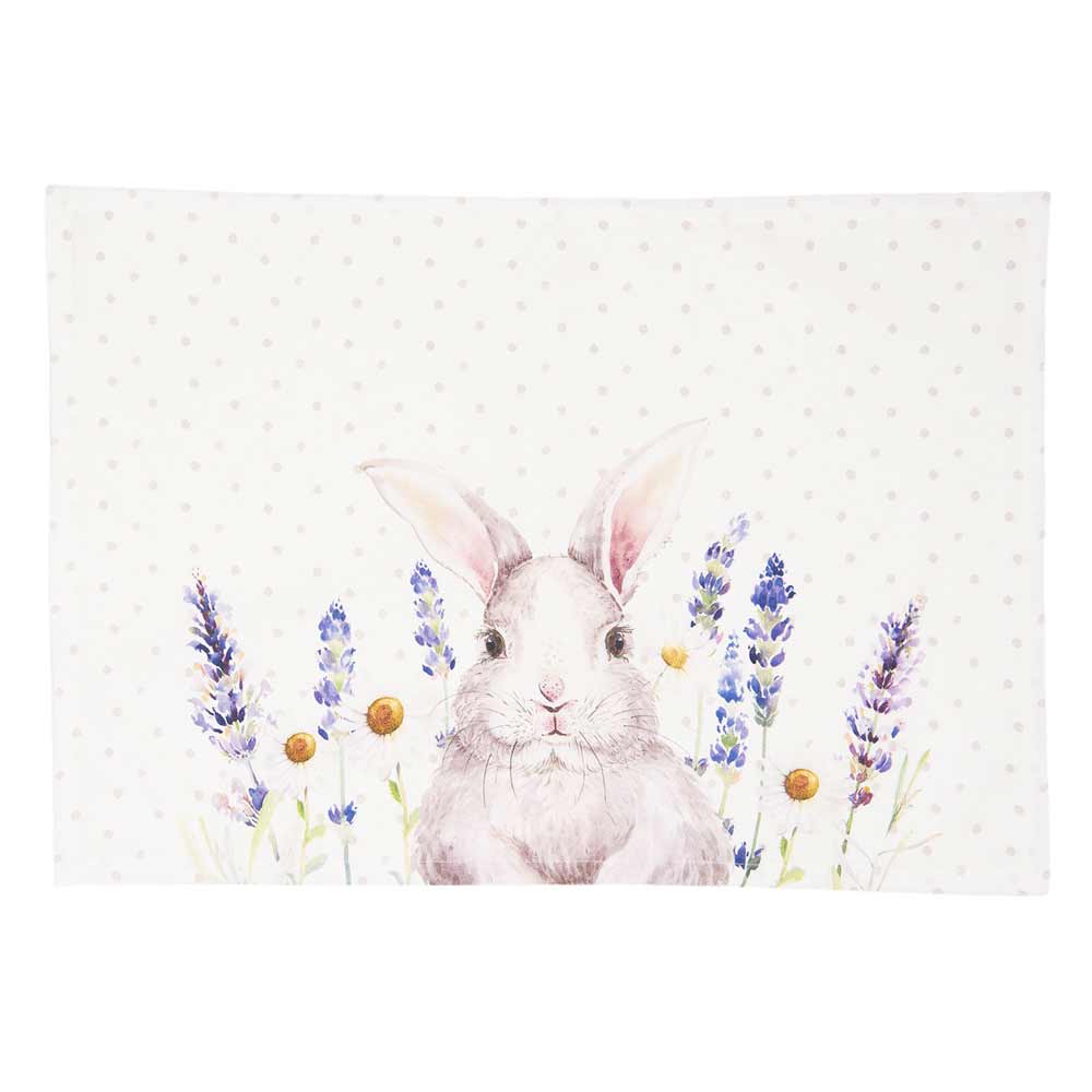 Clayre & Eef - Platzset Hase Flower