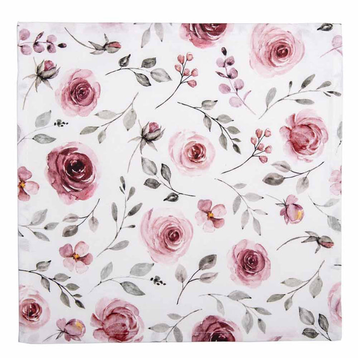 Clayre & Eef - Stoffservietten Romantic Flower