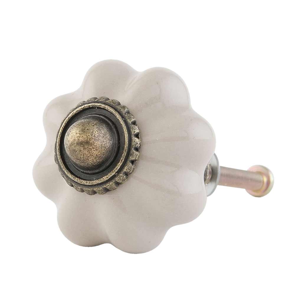 Clayre & Eef - Türknopf beige 4 cm