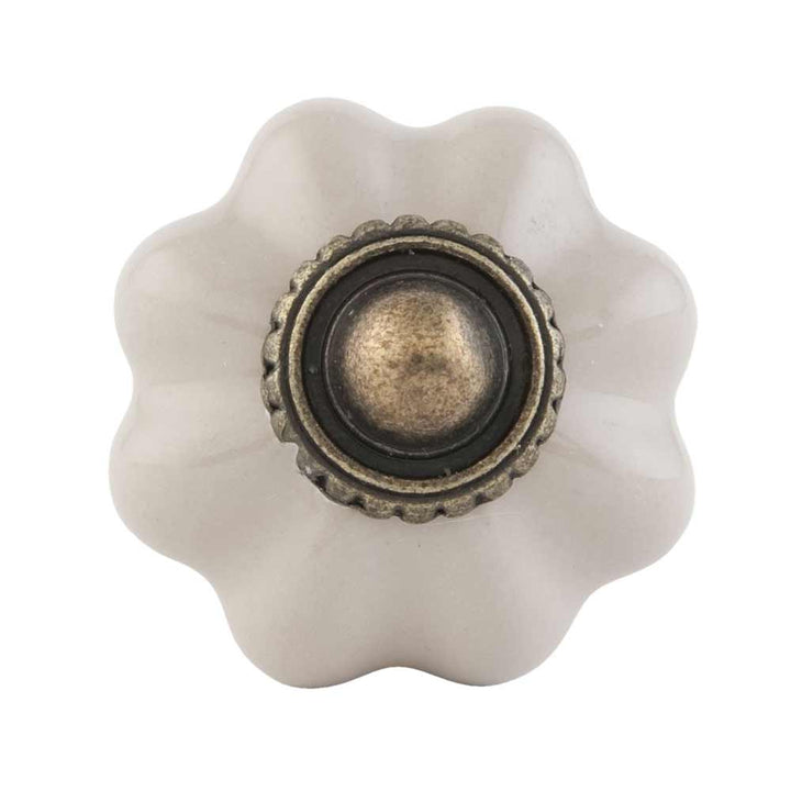 Clayre & Eef - Türknopf beige 4 cm