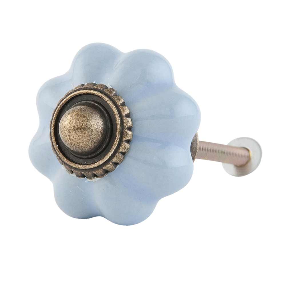 Clayre & Eef - Türknopf blau 3 cm