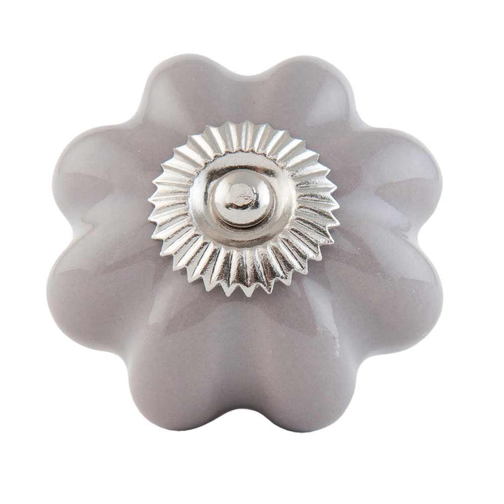 Clayre & Eef - Türknopf grau 4 cm