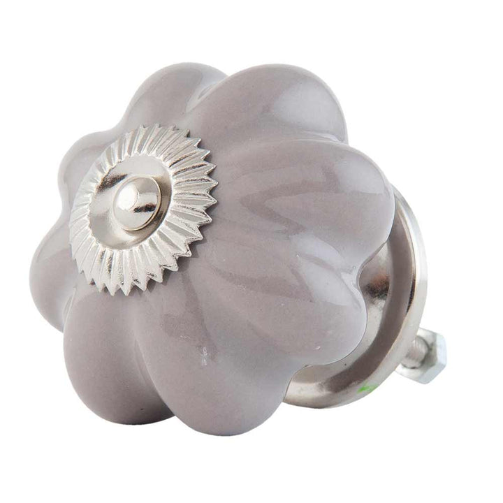 Clayre & Eef - Türknopf grau 4 cm