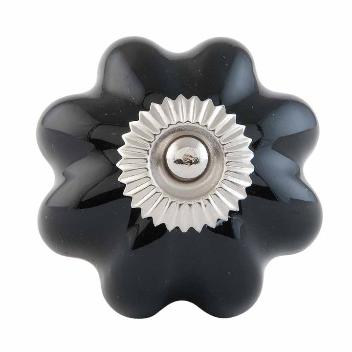 Clayre & Eef - Türknopf Flower Black