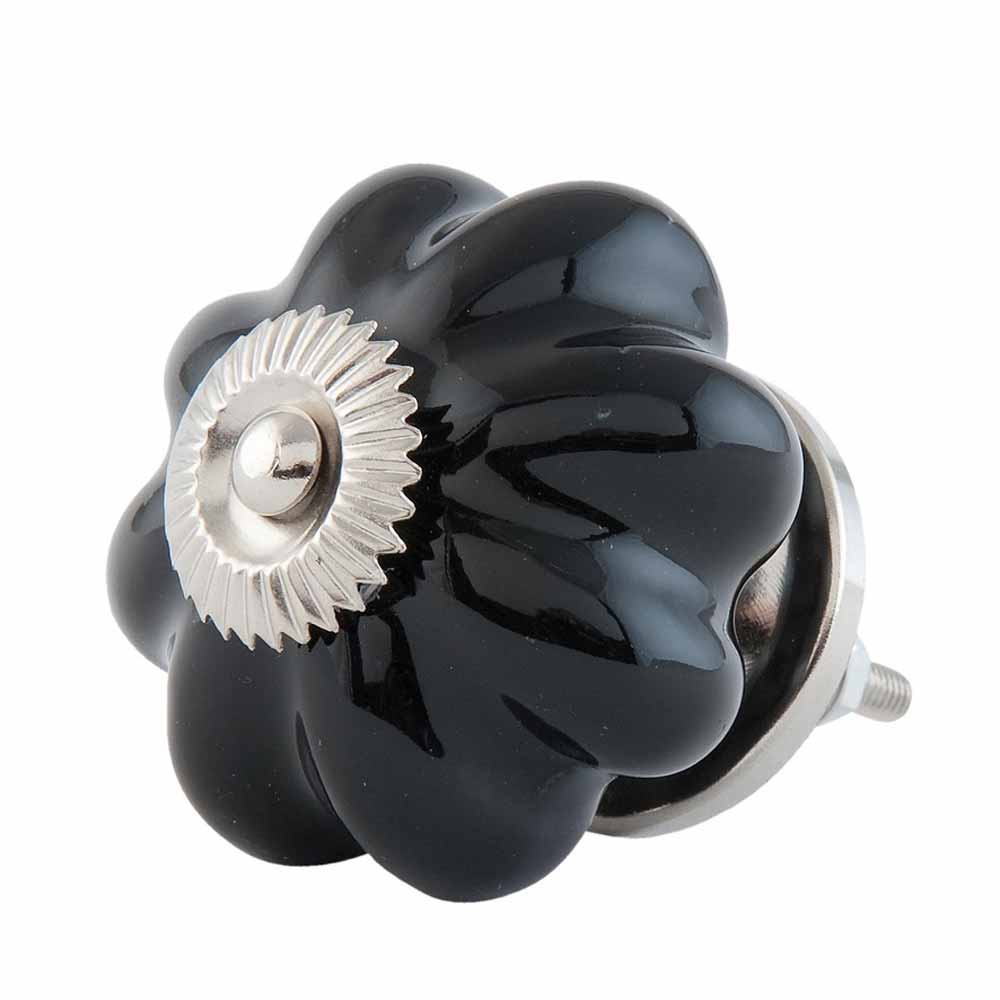 Clayre & Eef - Türknopf Flower Black