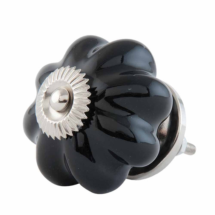 Clayre & Eef - Türknopf Flower Black
