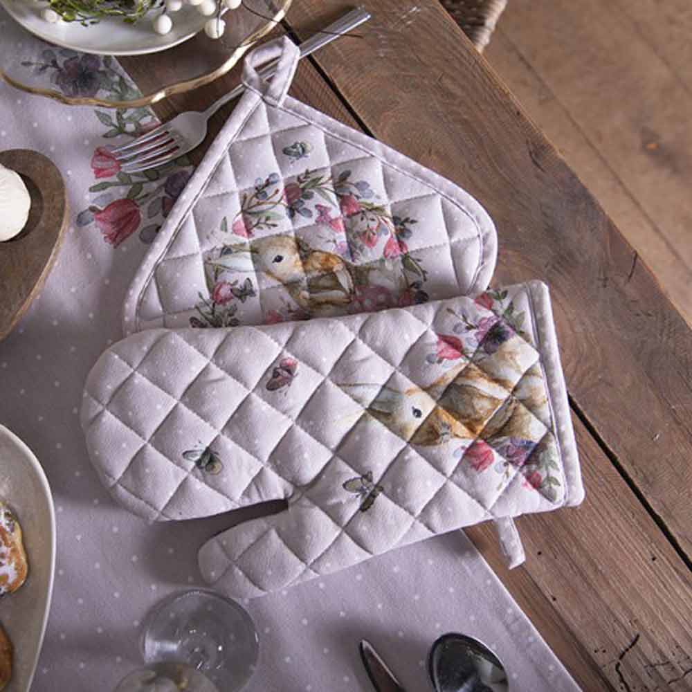 Clayre & Eef - Topflappen Easter Flower