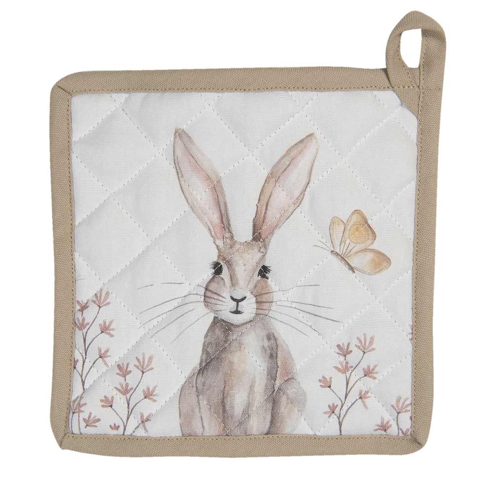 Clayre & Eef - Topflappen Hase beige
