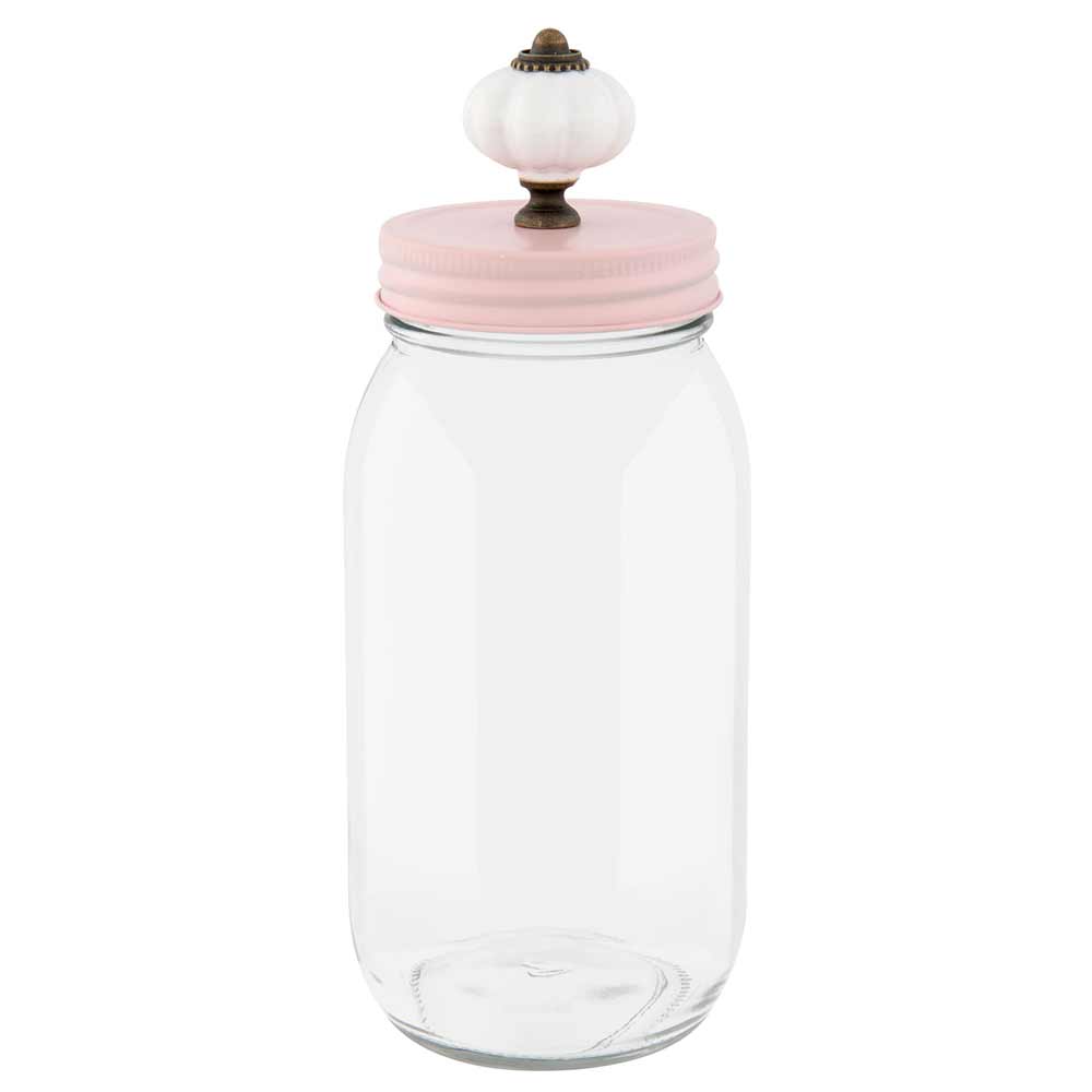 Clayre & Eef - Vorratsglas rosa