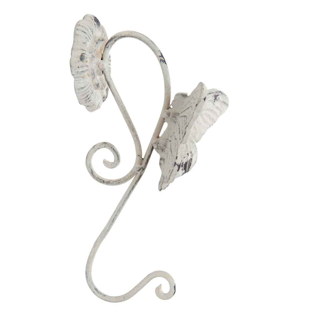 Clayre & Eef - Wandhaken Butterfly Shabby Chic