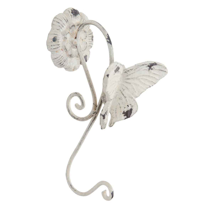 Clayre & Eef - Wandhaken Butterfly Shabby Chic