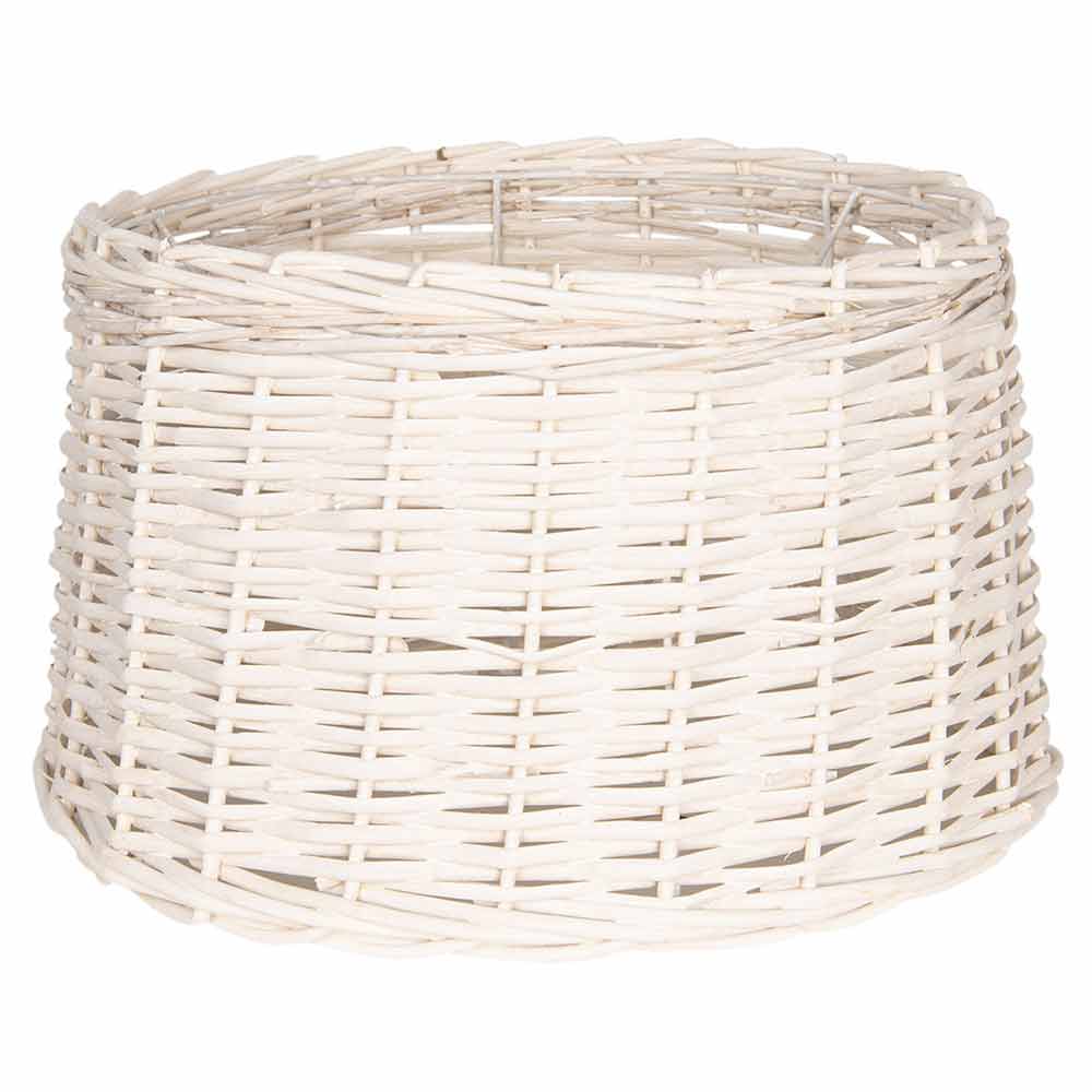 Clayre & Eef - Lampenschirm Rattan white 45 cm