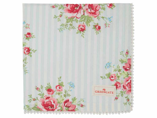 GreenGate - Nellie Stoffserviette pale blue (Zwischenkollektion)