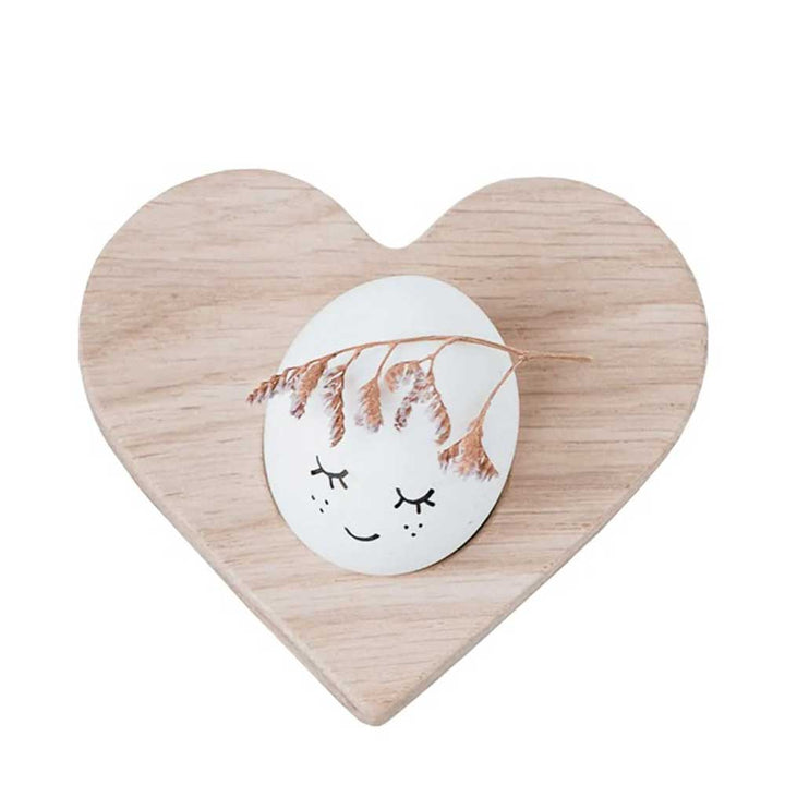 Eulenschnitt - Eierbecher Herz