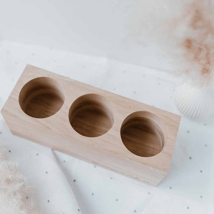 Eulenschnitt - Holzblock Liebe