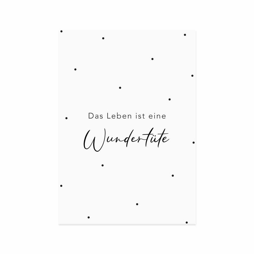 Eulenschnitt - Postkarte Wundertüte