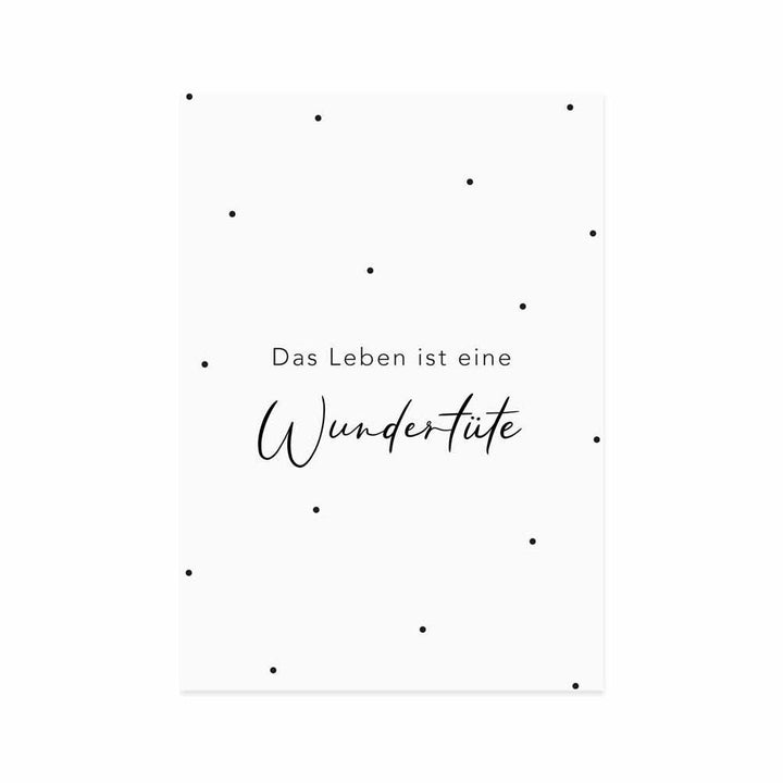 Eulenschnitt - Postkarte Wundertüte