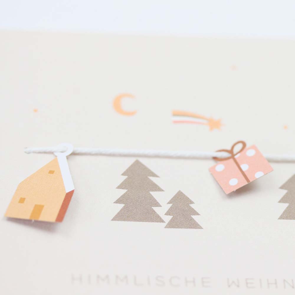 Grafikwerkstatt - Edition Finesse Doppelkarte Himmlische Weihnachten