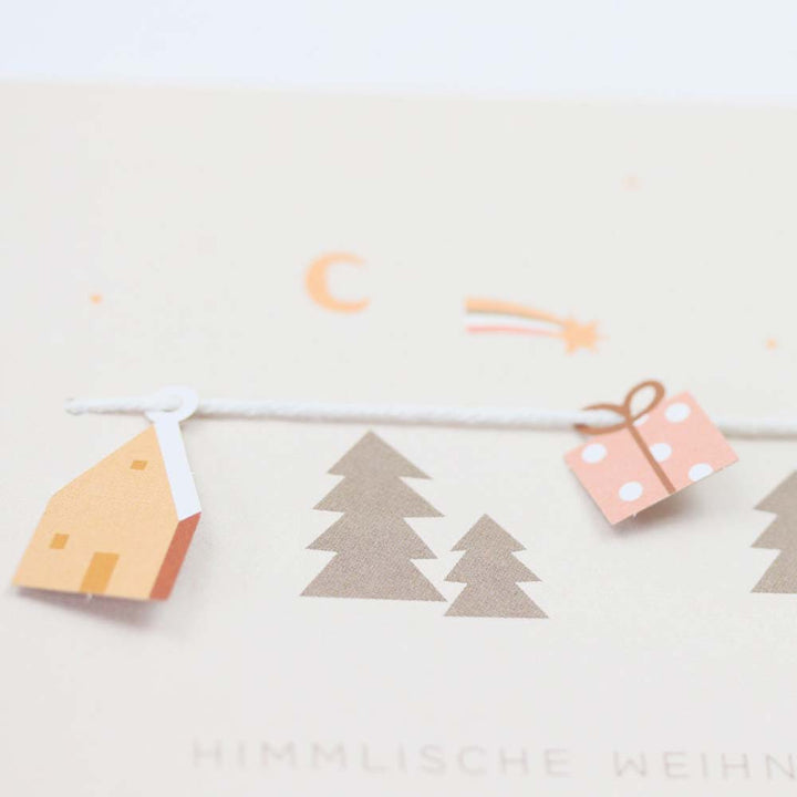 Grafikwerkstatt - Edition Finesse Doppelkarte Himmlische Weihnachten