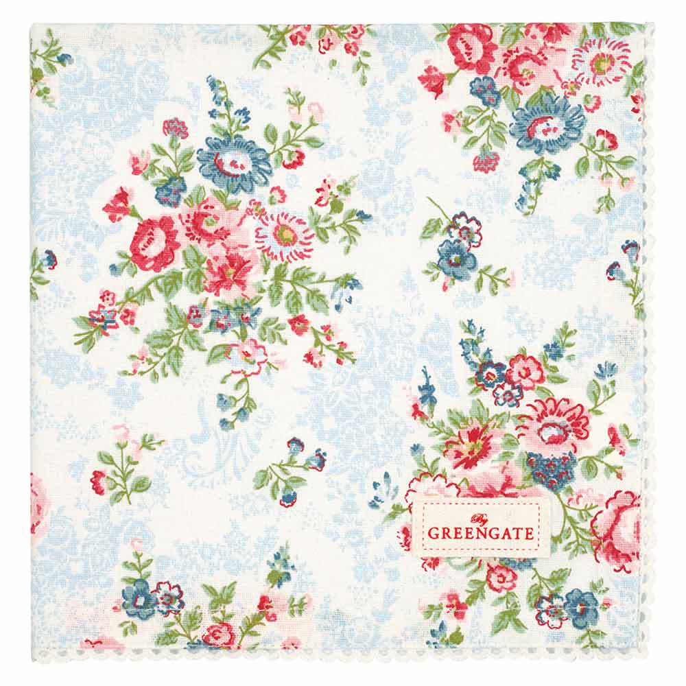 GreenGate - Ailis Stoffserviette mit Spitze white