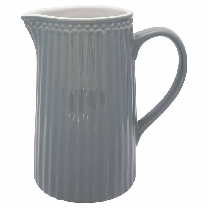 GreenGate - Alice Krug 1 Liter Keramikkrug mit geripptem Design.
