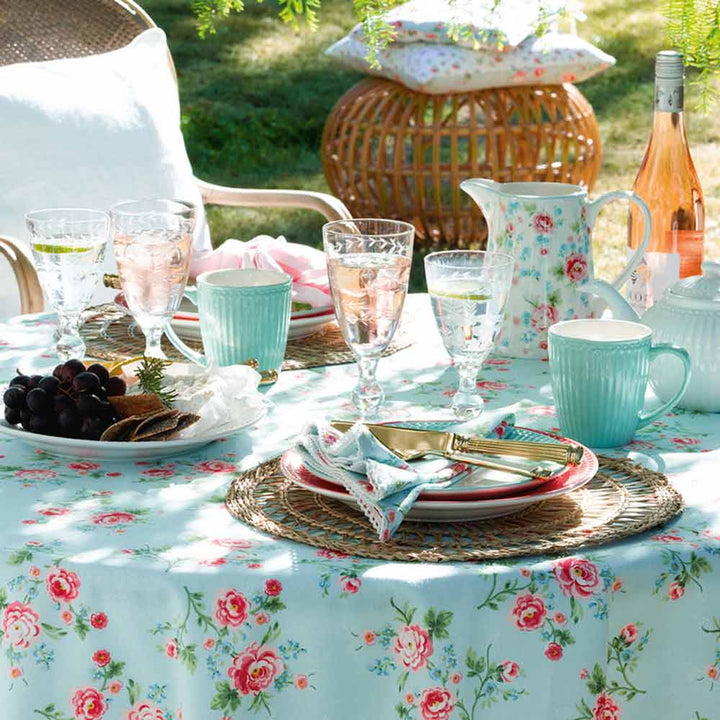 GreenGate - Alma flowers Geschirrtuch white