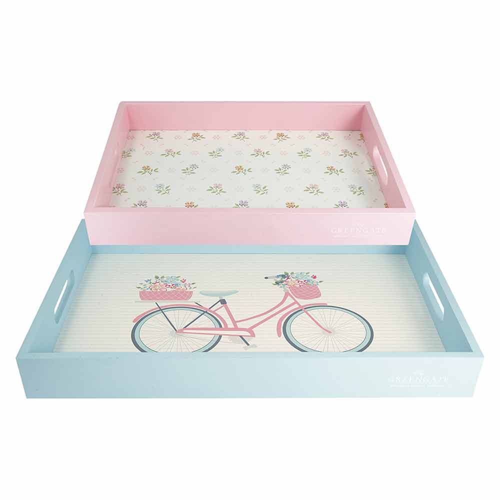 GreenGate - Alvilda Tablett white 2er-Set