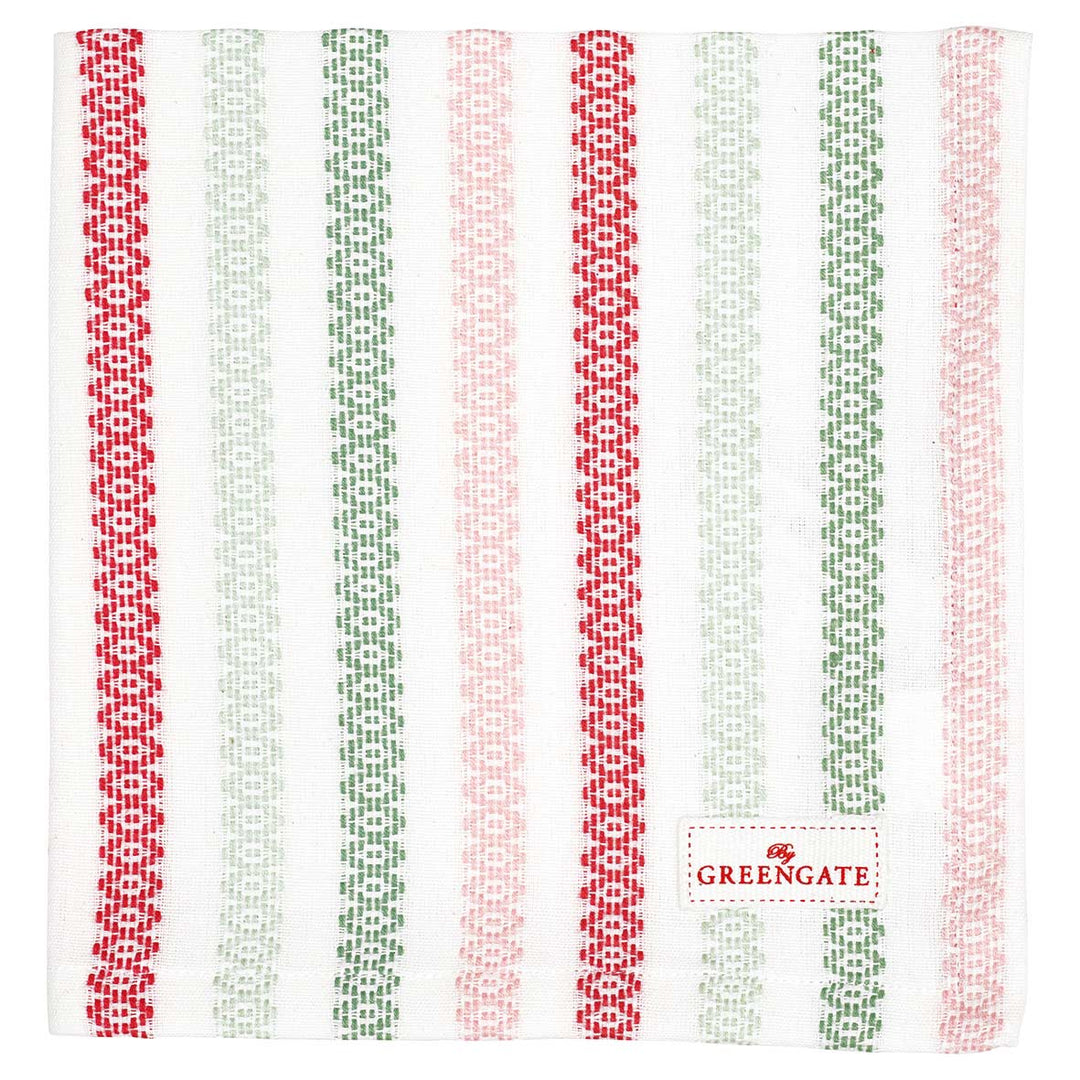 GreenGate - Andrea Stoffserviette white