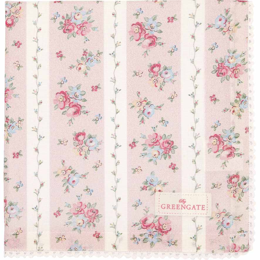GreenGate - Ava Stoffserviette mit Spitze white