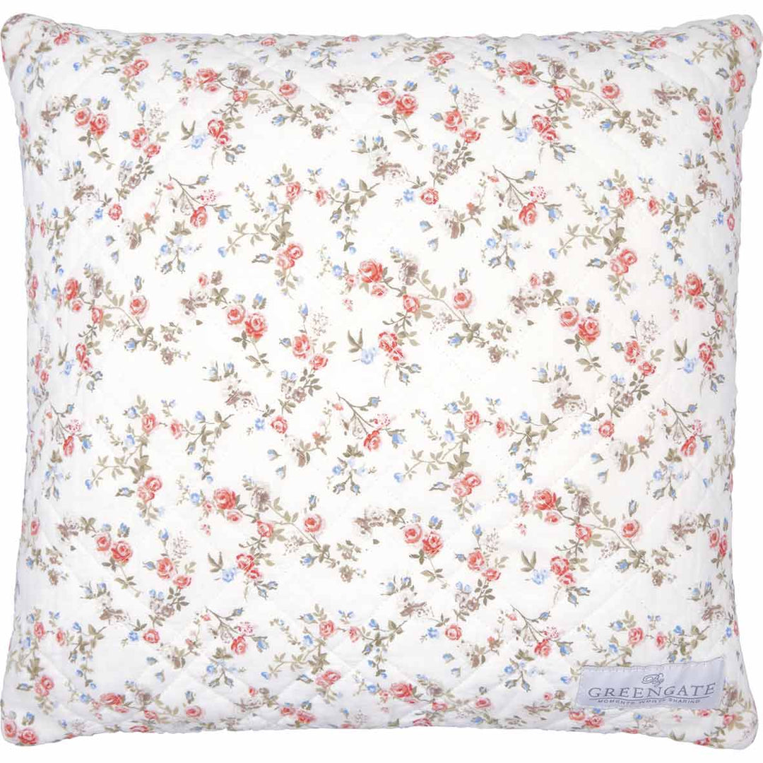 GreenGate - Carly Kissenbezug white mit Stickerei 40 x 40 cm