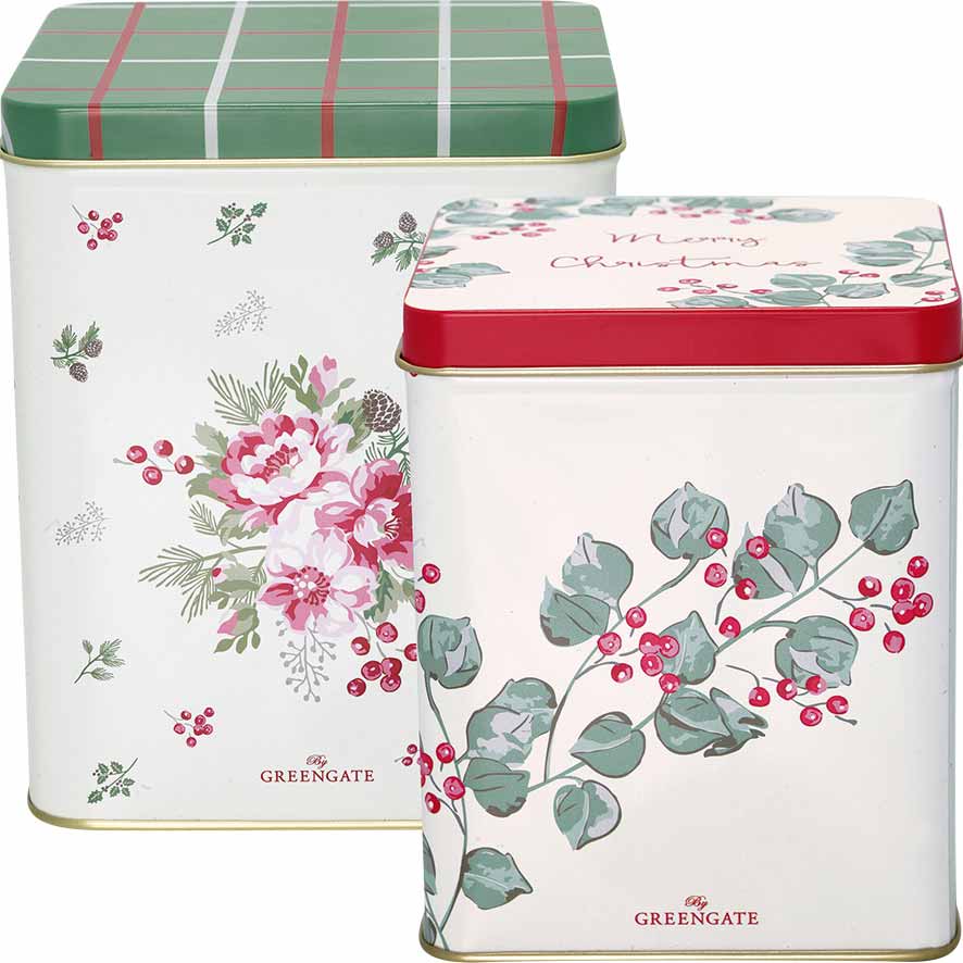 GreenGate - Charline Aufbewahrungsbox white 2er-Set