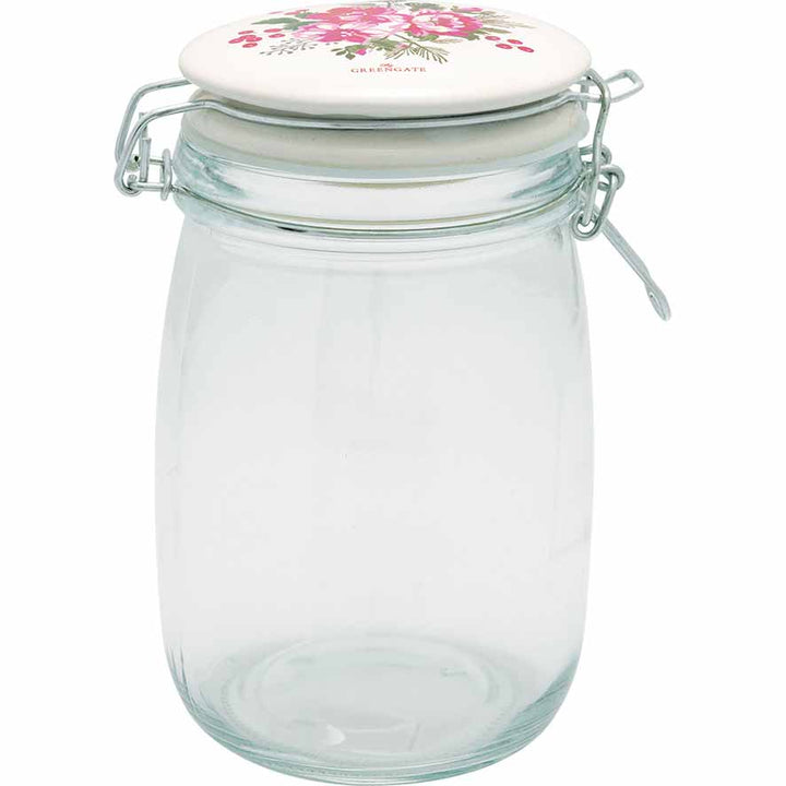 GreenGate - Charline Aufbewahrungsglas white 1L