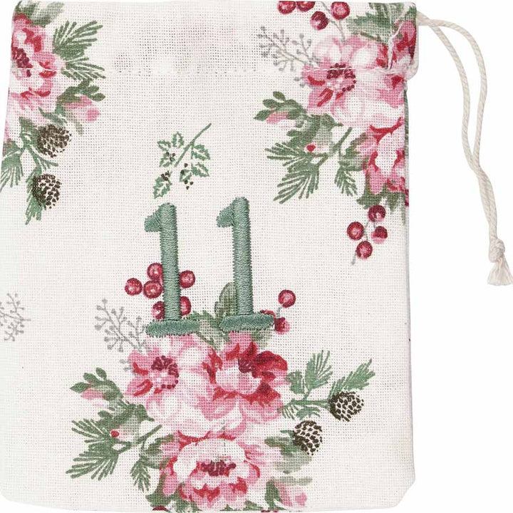 GreenGate - Charline Weihnachtskalender Stoffsäckchen 1-24