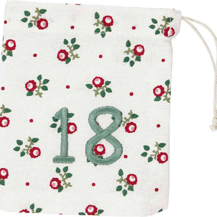 GreenGate - Charline Weihnachtskalender Stoffsäckchen 1-24