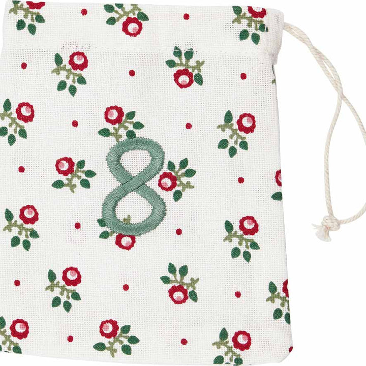 GreenGate - Charline Weihnachtskalender Stoffsäckchen 1-24