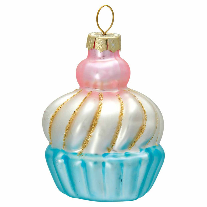 GreenGate - Cupcake Anhänger white glitter