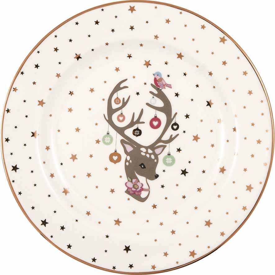 GreenGate - Dina Frühstücksteller white