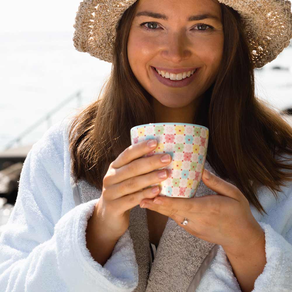 GreenGate - Edie Latte cup white
